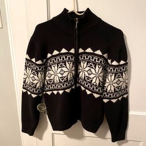 Zip up jacket sweater